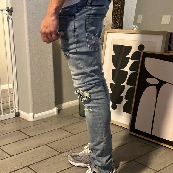 MNML Distressed Denim - Picture 2 of 3